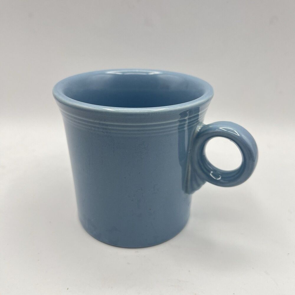 Fiesta Fiestaware Lt Blue 9oz O Ring Handle Cup Mug